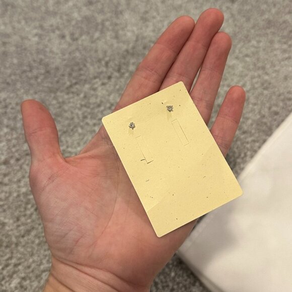 Brilliant Earth 14K White Gold Lab Diamond Stud Earrings (0.16 ct.tw) - Picture 5 of 5